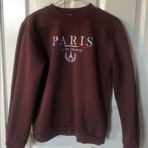 Maroon crew neck